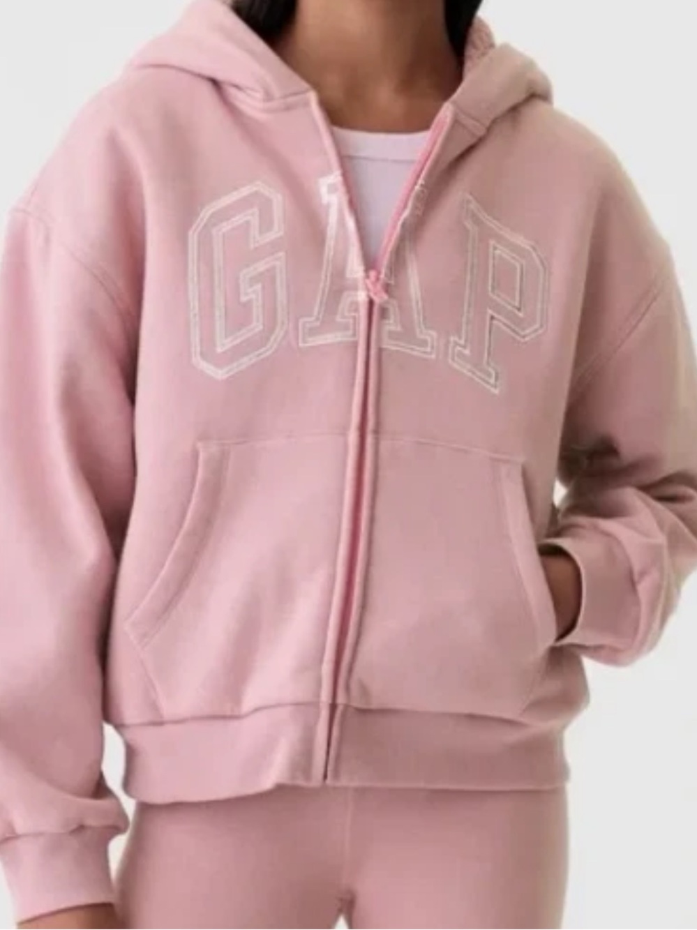 Girls Gap vintage logo hoodie